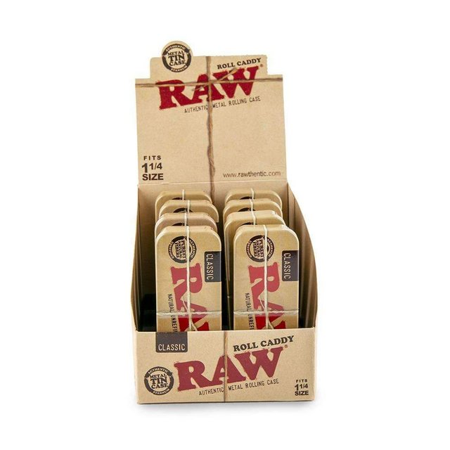 RAW ROLL CADDY 1 1/4 METAL CASE BOX OF 8
