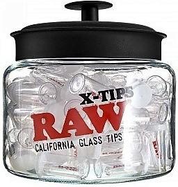 RAW GLASS X-TIPS 75 PER JAR
