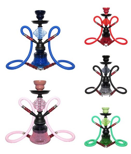 ZEBRA JOYCE 2 HOSE HOOKAH ASSORTED COLORS