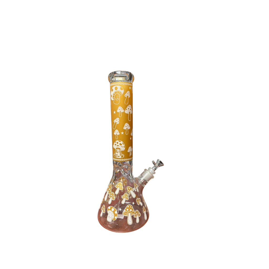 MUSHROOM 7MM MIX COLOR WATER PIPE 14” #1172022