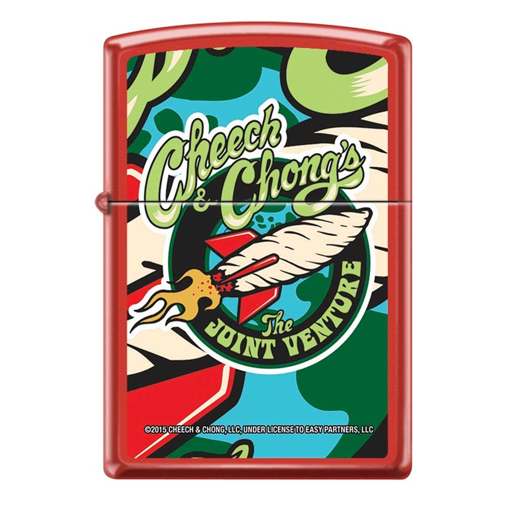 ZIPPO LIGHTER CHEECH & CHONG JOINT VENTURE DESIGN