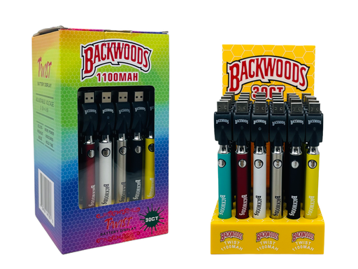 [BAC-02449] BACKWOODS TWIST BATTERY 1100MAH 30CT DISPLAY