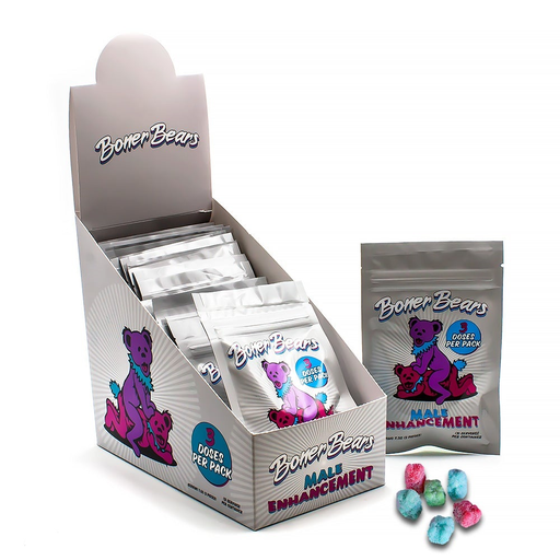 [BONE-22342] BONER BEARS MALE ENHANCEMENT GUMMIES 6CT BAG