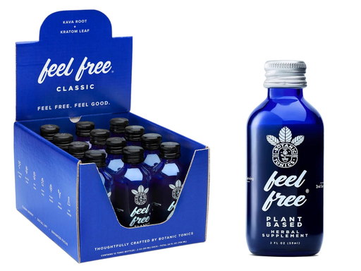 [BOTA-21558] BOTANIC TONICS FEEL FREE CLASSIC KAVA SHOTS BOX OF 12