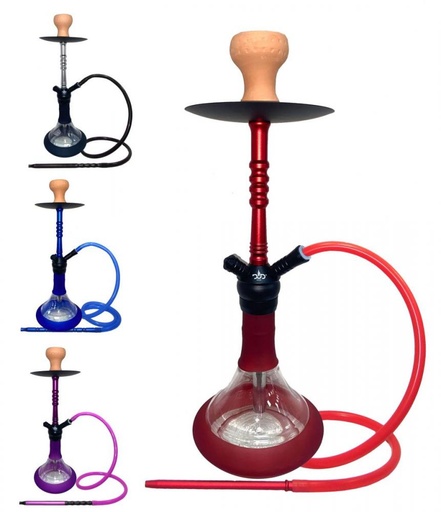 [DUD -19205] DUD AMILLIO 1 HOSE HOOKAH ASSORTED COLORS