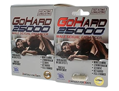 [GO H-24470] GOHARD 25000 MALE SEXUAL ENHANCEMENT BOX OF 24