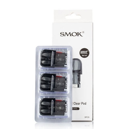 [INTREF01760] SMOK NOVO X CLEAR POD DC 0.8OHM MTL 3CT