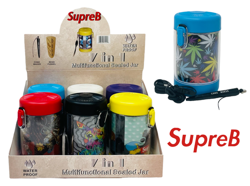 [INTREF04673] SUPREB 7 IN 1 MULTIFUNCTIONAL SEALED JAR BOX OF 6