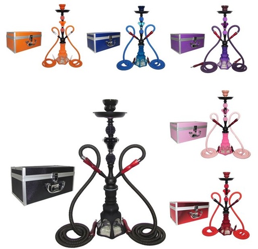 [ITM060720010817] TANYA HAMMER 1HOSE HOOKAH CASE ASSORTED COLORS