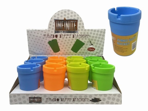 [ITM100122022556] INFINITE JUMBO BUTT BUCKET CAR ASHTRAY BOX OF 12 #JL-086S-1