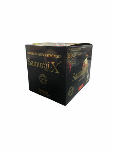 [ITM120720012184] SAMURAI X BLACK 3800MG BOX OF 24