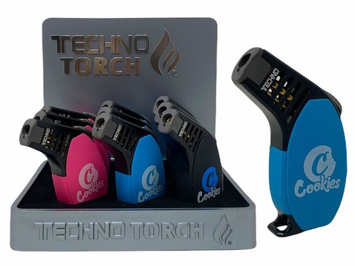 [ITM120821019860] TECHNO TORCH COOKIES SLANT TORCH LIGHTER #12156CO BOX OF 9