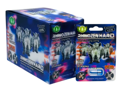 [ITM150720012515] RHINOZEN HARD EXTREME 420K BOX OF 24