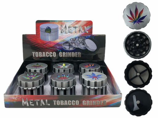 [ITM160621018728] LION SMOKE TOBACCO GRINDER 4 PARTS ZNG502 BOX OF 6