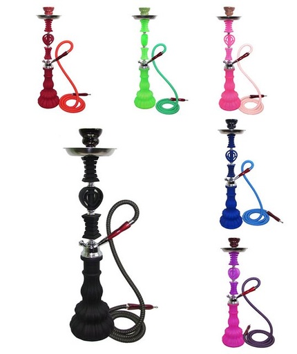 [ITM190621018790] ZEBRA SMOKE LUXOR 1 HOSE HOOKAH ASSORTED COLORS