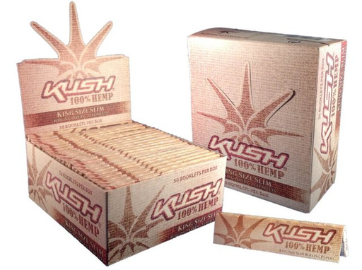 [ITM230620010146] KUSH 100% HEMP KINGSIZE SIZE SLIM 50CT