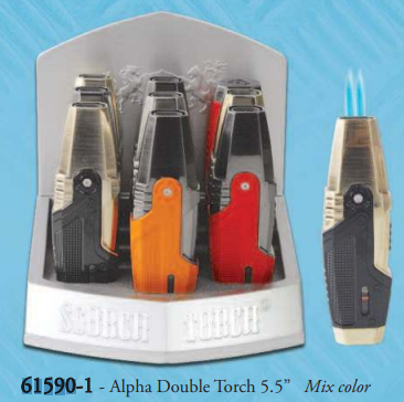 [ITM23062061046104] SCORCH TORCH LIGHTER #61590 BOX OF 9