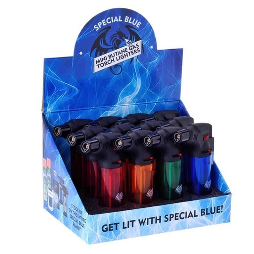 [ITM23062082768276] SPECIAL BLUE BERNIE PLASTIC LIGHTER #LT108 BOX OF 12