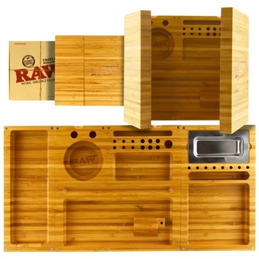 [ITM23062089688968] RAW TRIPLE FLIP ROLLING TRAY LARGE