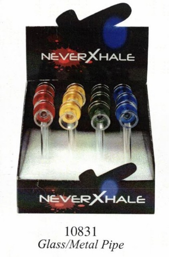 [ITM23062098939893] NEVER XHALE PIPE BOX OF 12 #10831