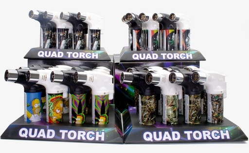 [ITM230720013087] SLANT TORCH LIGHTER BIG MAN BOX OF 9