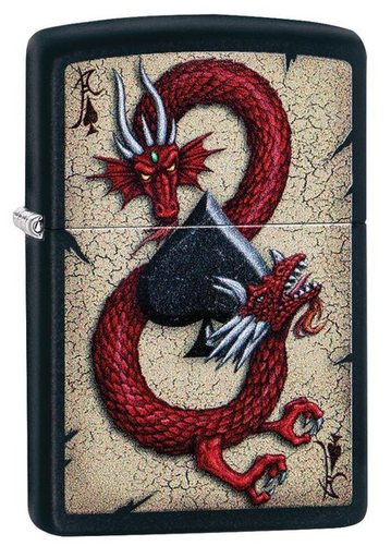 [ITM280321017100] ZIPPO LIGHTER DRAGON ACE DESIGN 29840