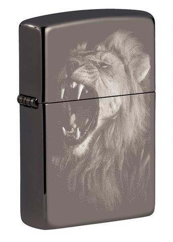 [ITM280321017118] ZIPPO LIGHTER FIERCE LION DESIGN 49433