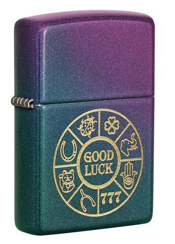 [ITM280321017121] ZIPPO LIGHTER LUCKY SYMBOLS DESIGN 49399