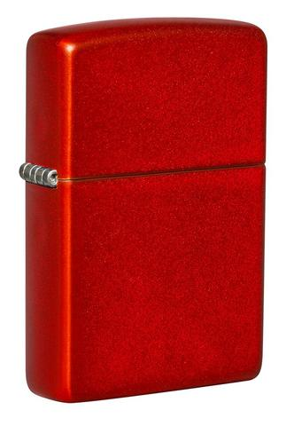 [ITM280321017136] ZIPPO LIGHTER REGULAR METALIC RED 49475