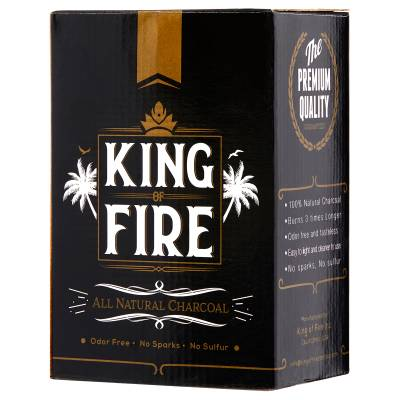[KING-20716] KING OF FIRE COCONUT CHARCOAL 72CT
