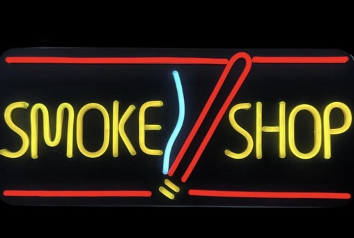 [LED -23674] LED NEON SIGN 81.3*35CM #ME11 (SMOKE SHOP) DESIGN