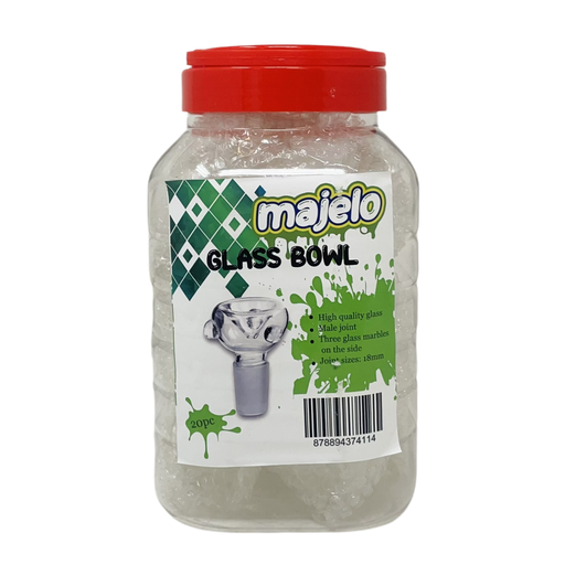 [MAJE-10940] MAJELO 14MM MALE JOINT GLASS BOWL 20CT JAR