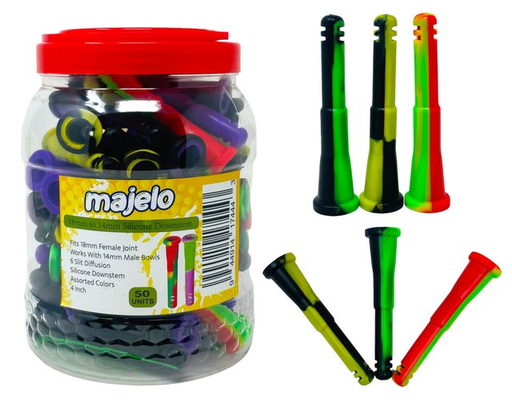 [MAJE-14160] MAJELO 18MM TO 14MM SILICONE DOWNSTEM 50CT JAR