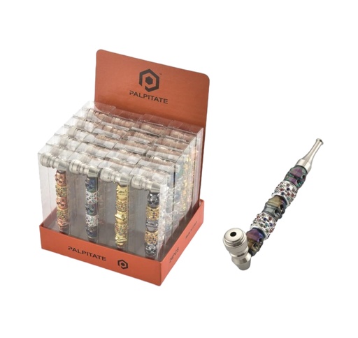 [PALP-20243] PALPITATE METAL PIPE ASSORTED COLORS #PI-023 BOX OF 24