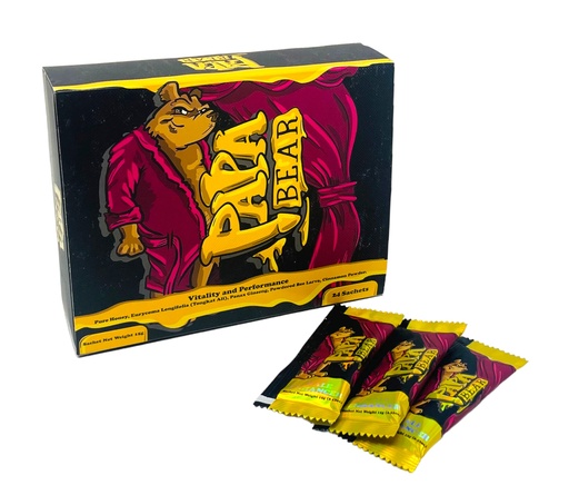 [PAPA-14135] PAPA BEAR HONEY 15G BOX OF 24