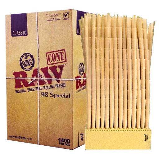 [RAW -19874] RAW CONE 98 SPECIAL CLASSIC CONES 1400 PER BOX