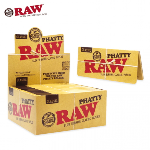 [RAW -27359] RAW CLASSIC PHATTY ROLLING PAPER 32CT BOX OF 24