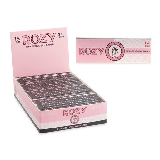 [ROZY-09504] ROZY 1 1/4 PINK ROLLING PAPERS 50CT BOX OF 24