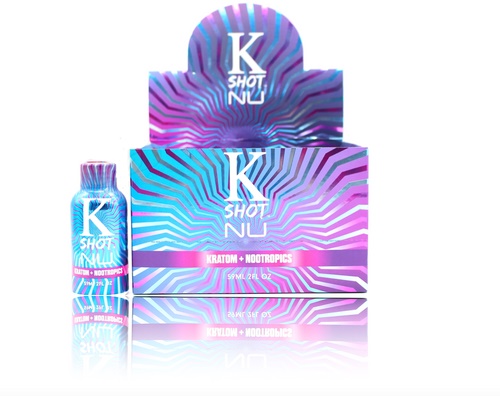 [SUPE-05763] K SHOT NU KRATOM + NOOTROPICS BOX OF 12