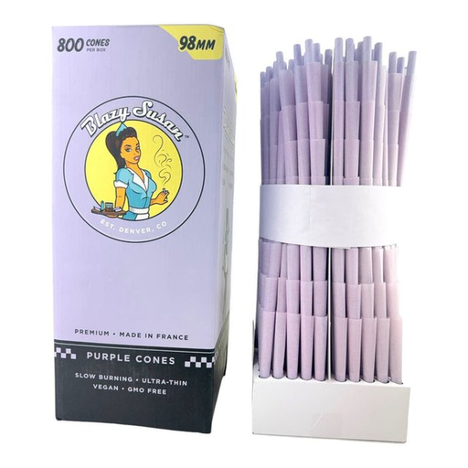 [Temp-HAM-001133] BLAZY SUSAN 98MM PURPLE CONES 800 PER BOX