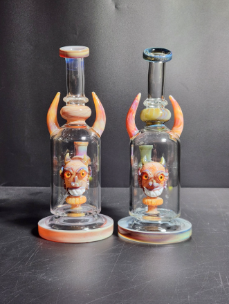 [Temp-HAM-002206] GLASS WATER PIPE 9.5" #HY-076 ASSORTED COLORS