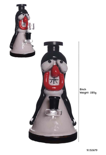 [Temp-HAM-002213] GOOFY 3D 8” GLASS WATER PIPE #9152763 CGP23052 ASSORTED COLORS