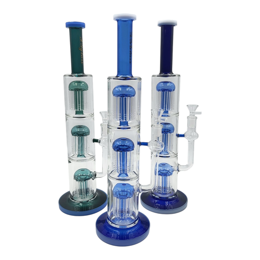 [Temp-HAM-002428] HIPSTER XD-69B 18" TRIPLE LEVEL 8 ARM TREE PERK WATER PIPE
