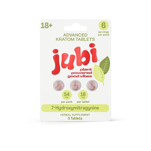 [Temp-HAM-002570] JUBI 54MG 7-HYDROXY ADVANCED KRATOM TABLETS BLISTER 3CT