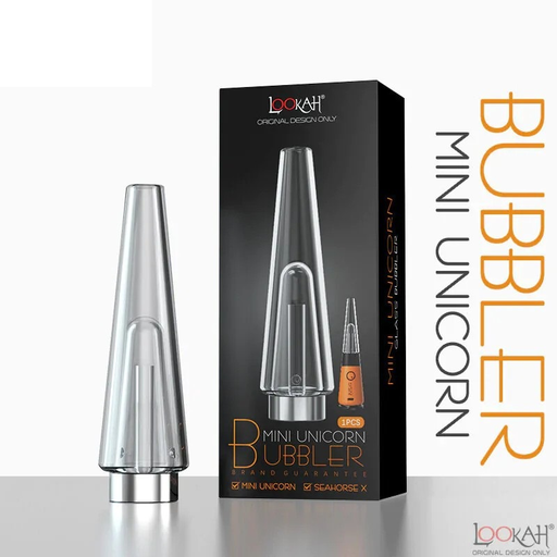 [Temp-HAM-003025] LOOKAH MINI UNICORN BUBBLER GLASS