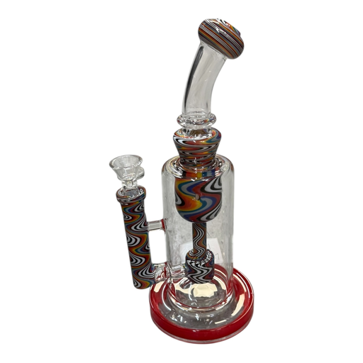 [Temp-HAM-003955] PSYCHEDELIC FLOW WATER PIPE #LX-12 ASSORTED COLORS