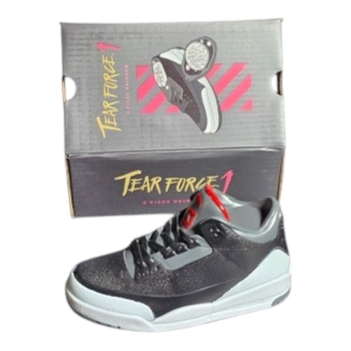 [Temp-HAM-004625] TEAR FORCE 1 SNEAKER TOBACOO GRINDER 3 PARTS #SW-4001 BOX OF 6