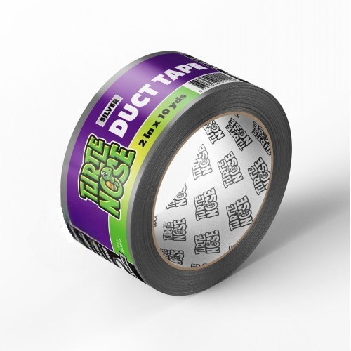 [Temp-HAM-004772] TURTLE NOSE SILVER DUCT TAPE 2" X 10YDS BOX OF 6