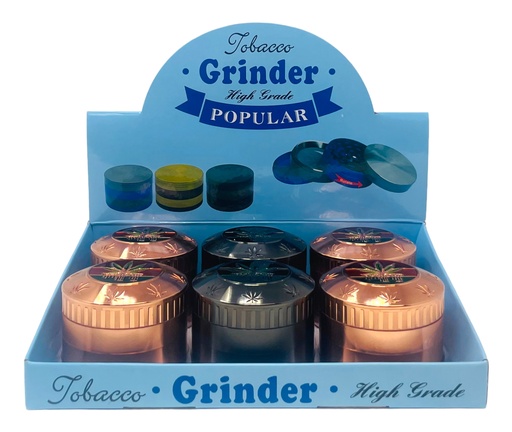 [TOBA-08029] TOBACCO GRINDER 4 PARTS #MD135K-1MY-DY BOX OF 6