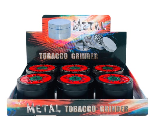 [TOBA-08139] TOBACCO GRINDER 4 PARTS #MD863DY-1MY BOX OF 6